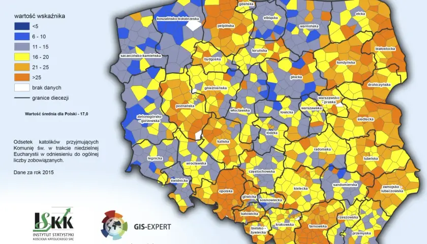 Ile procent Polaków chodzi do kościoła? Zaskakujące statystyki i trendy