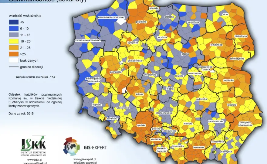 Ile procent Polaków chodzi do kościoła? Zaskakujące statystyki i trendy